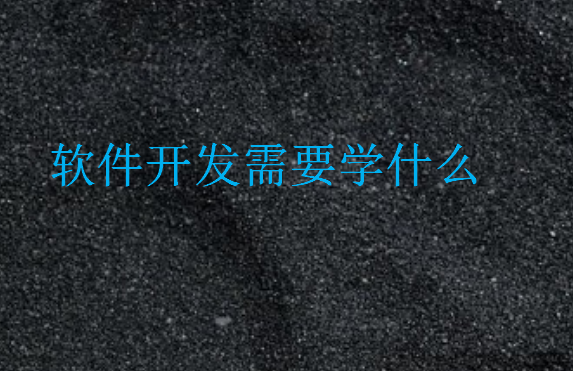軟件開發(fā)需要學(xué)什么