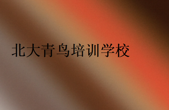 北大青鳥(niǎo)培訓(xùn)學(xué)校